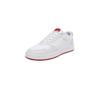 PUMA Court Classic, Sneaker Unisex Adulto, White Vapor Gray Club Red, 44.5 EU