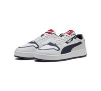 PUMA Court Classic Street, Zapatillas Unisex Adulto, White Navy-Feather Gray, 40.5 EU