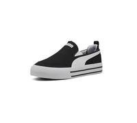 Puma Court Classic Vulc - Zapatos sin Cordones para Hombre, Color Blanco, Talla 11.5, Negro/Blanco, 44.5 EU