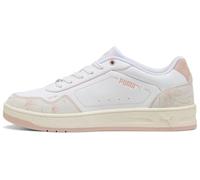 PUMA Court Classy Crafted Flowers, Zapatillas Mujer, White-Rose Quartz, 40.5 EU