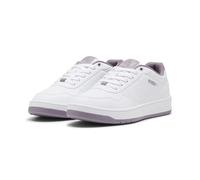 PUMA Court Classy, Zapatillas de Deporte Mujer, Puma White Plum Jam Puma Silver, 39 EU