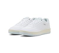 PUMA Court Classy, Zapatillas de Deporte Mujer, Puma White Sea Glass Puma Silver, 38 EU