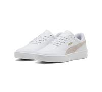 PUMA Court Lally TOPCAT - Tenis para Mujer, Color Blanco y Marfil Esmerilado, Talla 6.5 de Reino Unido, Puma Blanco Marfil Esmerilado, 40 EU