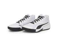 PUMA Court Pro, Zapatos Unisex Adulto, Blanco Negro, 46 EU