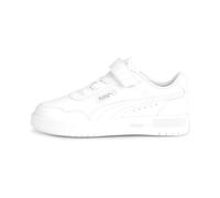 PUMA Court Ultra Ac+ Ps, Zapatillas Unisex niños, Multicolor (Puma White Puma White Puma Silver), 31 EU