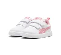 PUMA Zapatillas infantiles Courtflex V3 Dotty, Calzado, Blanco/Rosascape/Silver Mist, 27 27