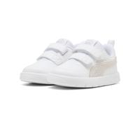 Puma COURTFLEX V3 Glitz V INF - Tenis Unisex para bebé, Color Blanco y Rosa Niebla, Talla 5 UK Niño