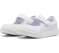 PUMA COURTFLEX V3 Lina V PS, Zapatillas, White-Lilac Frost, 34 EU