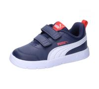 Zapatillas puma courtflex v3 v infantil navy blanco rojo 21