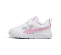 PUMA Courtflex V3 V Inf, Zapatillas Unisex bebé, Blanco, Rosa, Lila, 26 EU