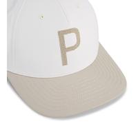 PUMA Crafted P Golf Cap Men, Accesoiros, Warm Blanco/Putty, Adult Adult