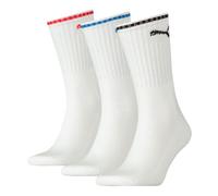 Puma Crew Sock, Blanco (White), 39-42 (Pack de 3) Unisex Adulto
