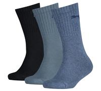 PUMA Crew Sock Calcetines, Azul (denim blue), 35-38 Unisex niños