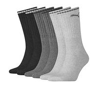 PUMA Crew Sock Calcetines, Gris (Anthracite / Grey), 39-42 Unisex adulto