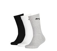 Puma Calcetines Crew Sock – Gris (grey/white/black) – 35 Unisex niños