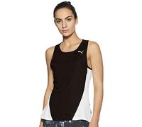 PUMA Cross The Line Singlet W Camiseta De Tirantes, Mujer, Puma Black-Puma White, S