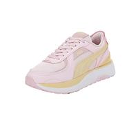 Puma Cruise Rider NU - Tenis de satén para Mujer, Blanco-Rosa Perla, 38 EU