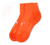 PUMA Quarter Calcetines, Naranja 01, 39-42 (Pack de 2) Unisex Adulto