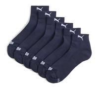 PUMA Cushioned Quarter 3P, Calcetines, Unisex adulto, Navy - New, 43-46