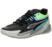 PUMA DAGGER PUMA Black-Bright Aqua-Green Glar - Zapatos unisex para adultos, PUMA Black-Bright Aqua-Green Glare, 43 EU