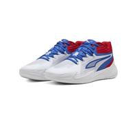 Puma Dagger, Zapatos Unisex Adulto, White-Mountain Blue-For All Time Red, 45 EU