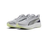 PUMA Darter Pro 2 - Tenis Unisex para Correr de Carretera, Plateado Vibrante, Ciruela Profunda, Manzana Spritz, Talla 9 de Reino Unido, Spritz de Manzana de Ciruela Profunda de Plata Vibrante, 43 EU