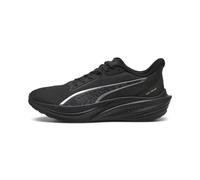 PUMA Darter Pro WTR, Road Running Shoe Unisex Adulto, Black Silver, 46.5 EU