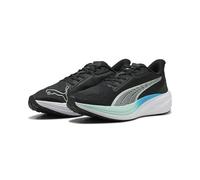 PUMA Darter Pro, Zapatillas para Correr de Carretera Unisex Adulto, Negro Silver Mint Melt Speed Blue, 36 EU