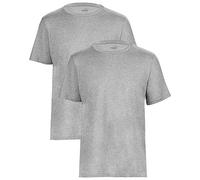 Puma Declaración Edición de Lujo Base Hombre Casual Camiseta 2er-Pack Gris Nuevo