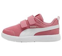 PUMA Tenis Deportivos COURTFLEX V3 Mesh PS – Rosa Salvaje/Blanco – Talla 10 UK (28 EU) Niño