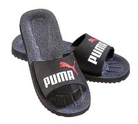 PUMA Diapositivas Purecat unisex para adultos, Black Deluxe, 43 EU