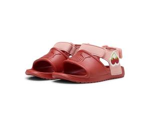 PUMA - DIVECAT V2 INJEX BADGES INF, Sandalias deslizantes Unisexo, RED FIRE-PINK FRUIT-SEA KELP,