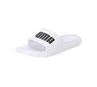 PUMA Divecat V2 Lite, Slide Sandal Unisex Adulto, White Black, 35.5 EU