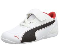 Puma Driftcat5Lvkdf6, Botines de Senderismo Bebé-Niños, Blanco (Wht/Blk/Red 04Wht/Blk/Red 04), 24 EU