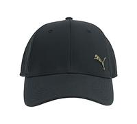 PUMA elástica Gorra de béisbol, Negro/Oro, S/M Unisex Adulto