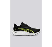 PUMA Electrify Nitro 4, Zapatillas para Correr de Carretera Hombre, Black-Yellow Alert-Feather Gray, 41 EU
