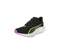 Puma - Electrify Nitro 4 WN, Zapatillas para Correr de Carretera Femenino, Puma Black-Yellow Alert,
