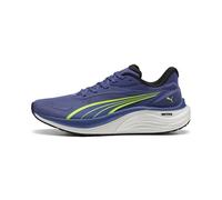 PUMA - Electrify Nitro 4, Zapatillas para Correr de Carretera Masculino, Blue Crystal-Yellow Alert,