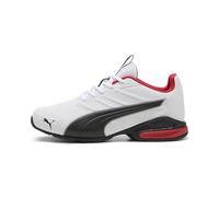 PUMA Electro SL - Tenis Unisex para Correr de Carretera, Color Blanco y Negro, para Todo el Tiempo Rojo, Talla 8 de Reino Unido, Puma White Puma Black for All Time Red, 42 EU