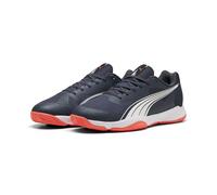 PUMA Eliminate Turbo, Zapato de Tribunal Interior Unisex Adulto, Parisian Night White-Glowing Red, 44 EU