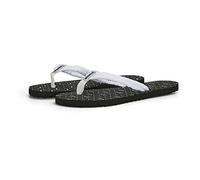 PUMA Epic Flip V2 Logo Power, Botas de fútbol Unisex Adulto, White Black-Cool Mid Gray, 43 EU