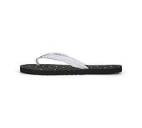 PUMA Epic Flip v2 Logo Power, Botas de fútbol Unisex Adulto, White Black-Cool Mid Gray, 46 EU