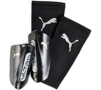 Puma - Espinillera Ultra Twist Sleeve, Unisex, Black-PUMA Silver, L