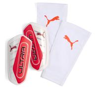 PUMA Espinilleras de fútbol con mallas ULTRA Flex, Accesoiros, Blanco, M