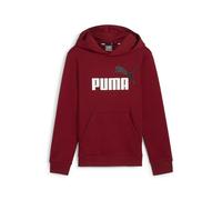 PUMA ESS+ 2 Col Big Logo Hoodie FL B, Sudadera Niños, Intense Red, 98