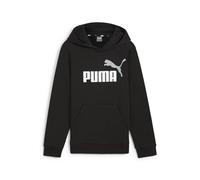 PUMA ESS+ 2 Col Big Logo Hoodie FL B, Sudadera Niños, White/Medium Gray, 164