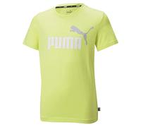PUMA ESS+ 2 Col Logo Tee, Lemon Sherber, D/I140, 10 años