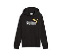 PUMA ESS 2 Color No. 1 Logo Hoodie FL B, Felpe con Cappuccio Niños, PUMA Black-Sunny Yellow,