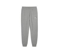 PUMA Pantalón funcional 'ESS No. 1' gris moteado / negro / blanco, Talla XXL