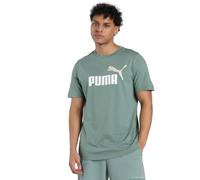 Puma ESS 2 Color No. 1 Logo tee, Camisetas Unisex Adulto, Green Moon,